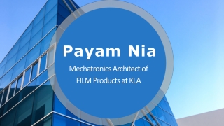 Payam Nia - A Notable Professional From Pleasanton, CA