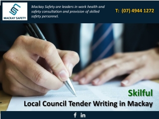 Skilful Local Council Tender Writing in Mackay