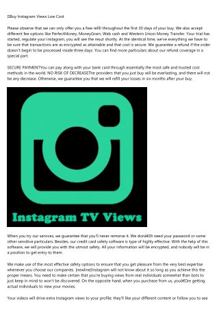 10 Situations When You'll Need to Know About buy instagram story views