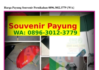 Harga Payung Souvenir Pernikahan (2)