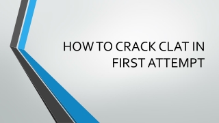 HOW TO CRACK CLAT IN FIRST ATTEMPT
