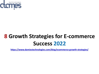 8 Growth Strategies for E-commerce Success 2022