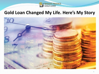 Gold Loan Changed My Life. Here’s My Story