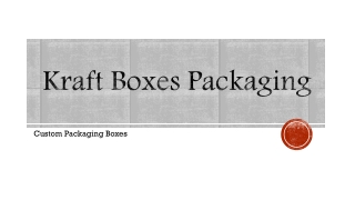 Kraft Boxes Packaging