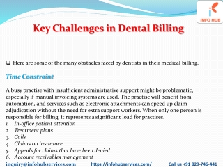 Key Challenges in Dental Billing