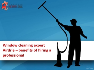 Window cleaning expert Airdrie