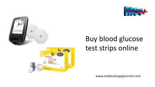 Buy Blood Glucose Test Strips Online