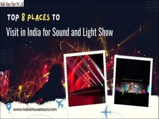 Top 8 Places to visit in India for Sound and Light Show