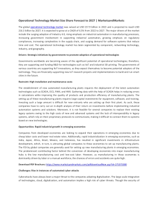 Operational Technology Market