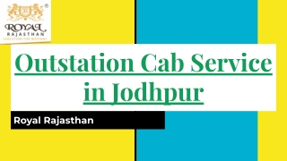 Hire Taxi Service in Jodhpur