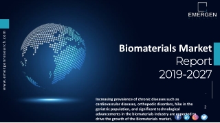 Biomaterials Market ppt