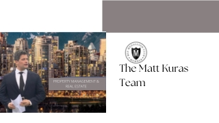 Property Management In Vancouver BC | The Matt Kuras Team