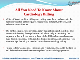 All You need to know about cardiology billingPDF