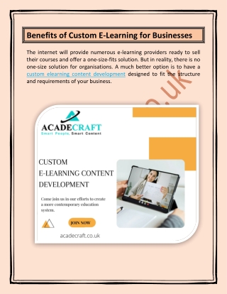 E-Learning Company UK | Content Development Online
