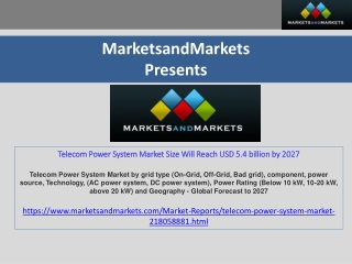 Telecom Power System Market Size Will Reach USD 5.4 billion by 2027