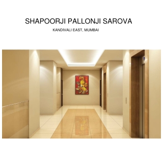 Shapoorji Pallonji Sarova Kandivali East, Mumbai Luxury Apartments Brochure