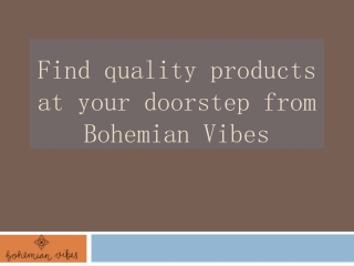 Bohemian Vibes Has the Perfect Sofa Cover Line Available