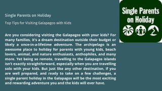 Top Tips for Visiting Galapagos with Kids