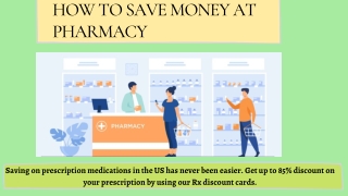 How To Save Money At Pharmacy