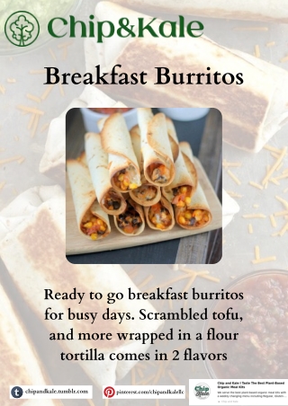 Every Day Healthy Meals | Breakfast Burritos | Pittsburgh