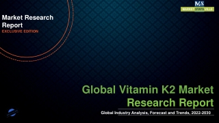 Vitamin K2 Market to Observe Exponential Growth By 2021-2027