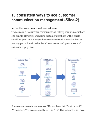 10 consistent ways to ace customer communication management