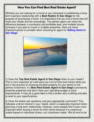 How You Can Find Best Real Estate Agent?