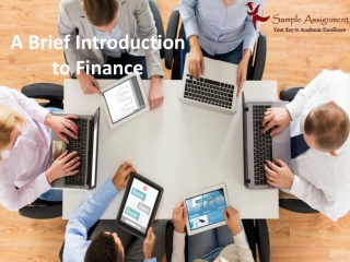 A Brief Introduction to Finance