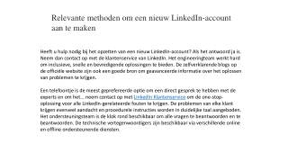 Linkedin Bellen