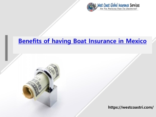 Benefits of having Boat Insurance in Mexico