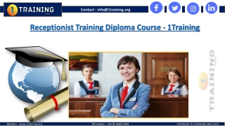 Best Receptionist Skills Training Diploma Course by 1Training