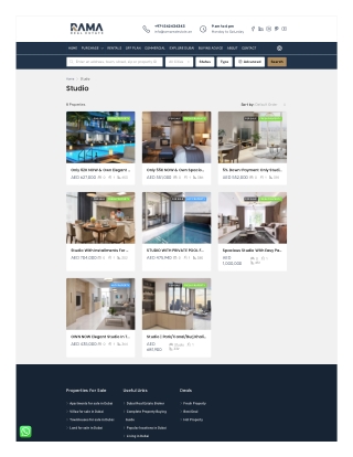 Studio Flat for Sale in Dubai