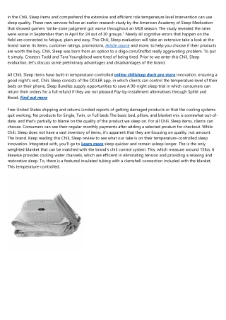 Chilisleep Ooler Sleep System Review: Liquid Cool Your Bed
