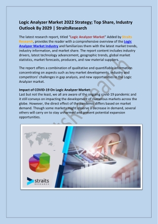 Logic Analyzer Market Outlook, Top Share By 2029 | StraitsResearch