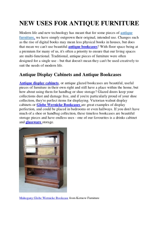 Antique Bookcases
