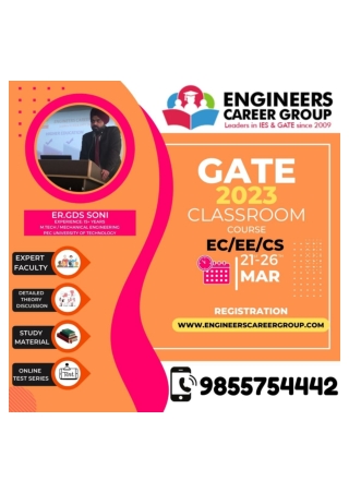 Engineers Career Group Gate Coaching In Chandigarh