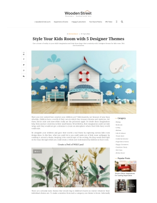 Style Your Kids Room with 5 Designer Themes
