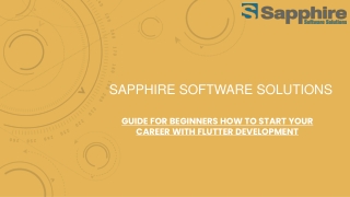 Guide for Beginners How to Start Your Career with Flutter Development