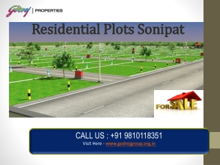 Godrej Plots Sonipat | Offer the best Residential Plots in Sonipat