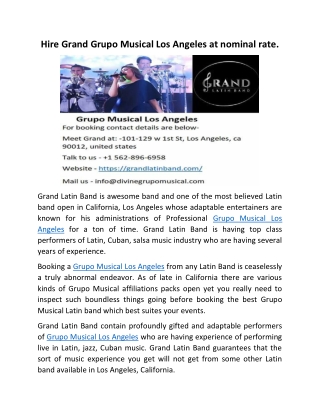 Grupo Musical Los Angeles
