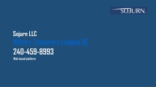 Military Temporary Lodging DC