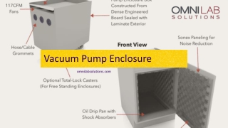 Get one of the Best Vacuum Pump Enclosures at an affordable price