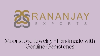 Moonstone Jewelry - Handmade with Genuine Gemstones