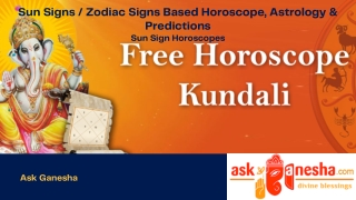 Sun Signs  Zodiac Signs Based Horoscope