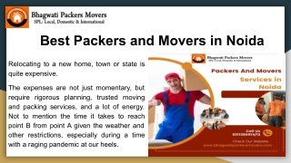 Best Packers and Movers in Noida