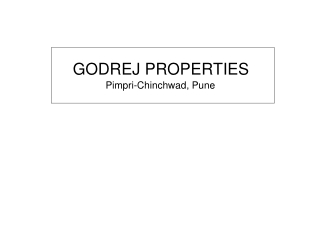 Godrej Pimpri Chinchwad Pune E Brochure, Luxury Apartments