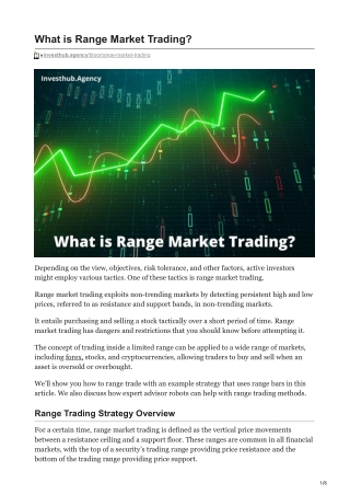 investhub.agency-What is Range Market Trading