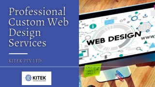 Professional Custom Web Design Services