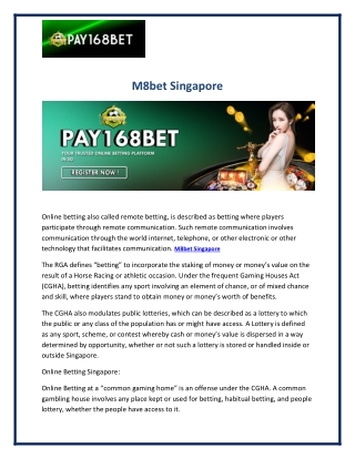 M8bet Singapore