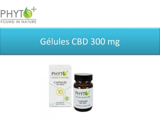 Gélules CBD 300 mg